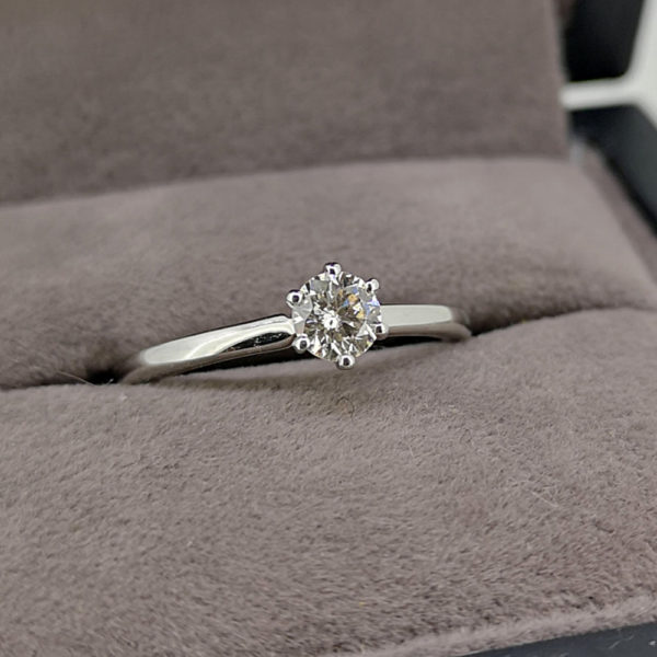 0.30 Carat Round Brilliant Cut Diamond Solitaire Ring - Made to Order