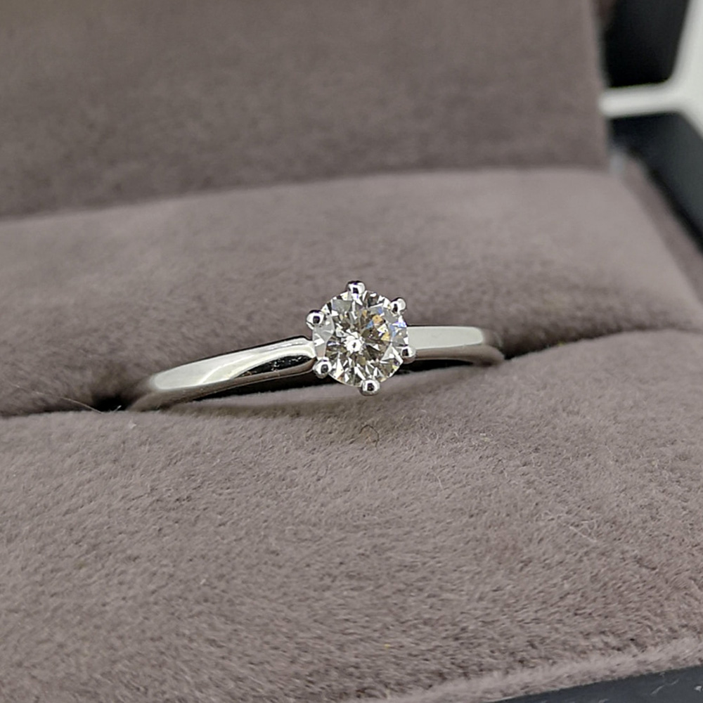 Art Deco Style 2.30 Carat Diamond Engagement Ring - GIA J VS2