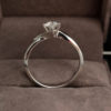 0.35 Carat Round Brilliant Cut 'Ribbon Twist' Diamond Solitaire Ring