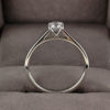 0.46 Carat Round Brilliant Cut Light Pink Diamond Solitaire Ring