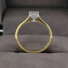 0.48 Carat Princess Cut Diamond Solitaire Ring
