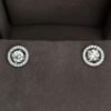 1.08 Carat Diamond Stud Earrings with Detachable Diamond Halos