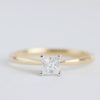 18ct Gold Princess Cut Diamond Solitaire - Made to Order