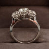 2.00 Carat Platinum Three Stone Diamond Ring