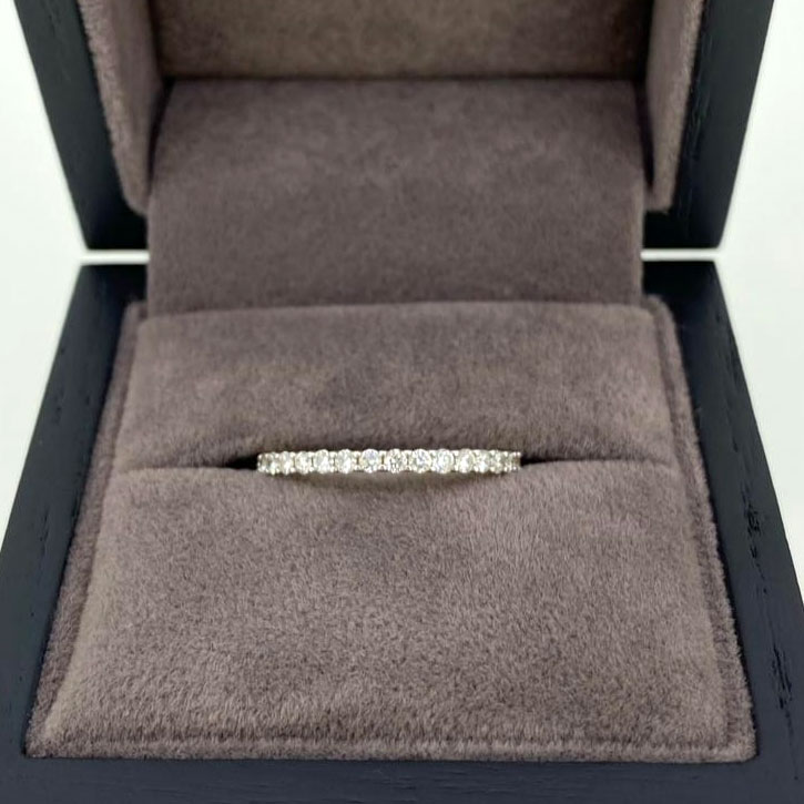 0.33 Carat Half Claw Set Diamond Eternity Ring