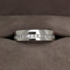 0.50 Carat Half Offset Channel Set Diamond Wedding Ring