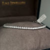 2.40 Carat Diamond Line White Gold Bracelet