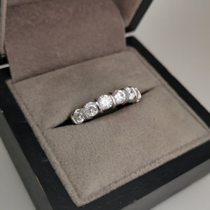 1.50 Carat Bar-set Diamond Eternity Ring