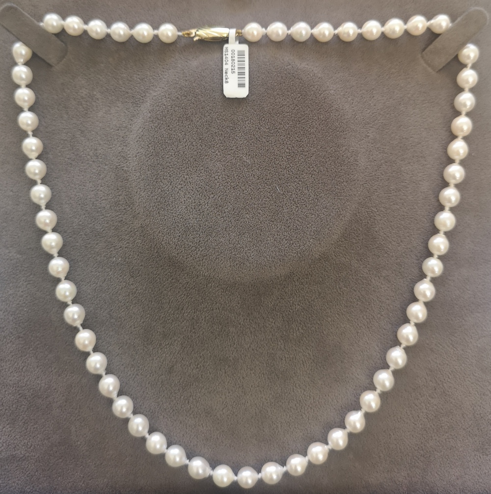 Mikimoto Akoya Pearl Necklace and Earring Gift Set UN70118VS1K2